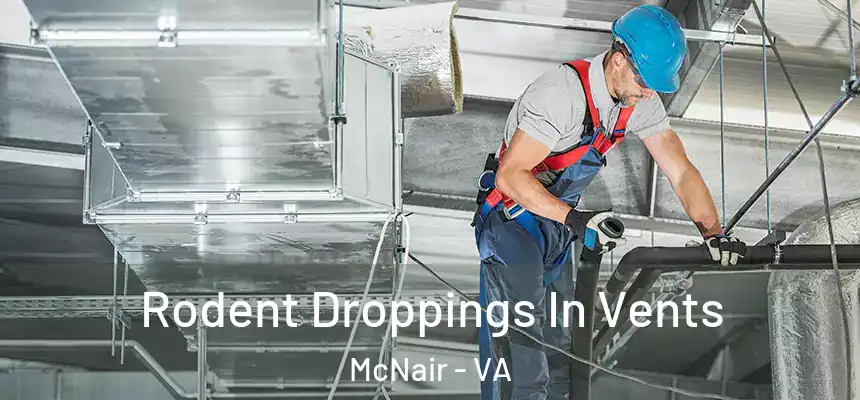  Rodent Droppings In Vents McNair - VA